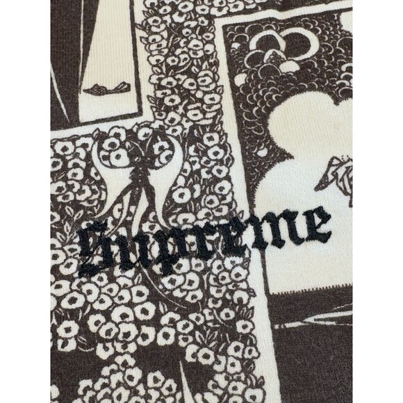 Supreme Salome L/S T-Shirt Men’s Sz S Brown Long Sleeve Embroidered Logo FW18 - Picture 5 of 10